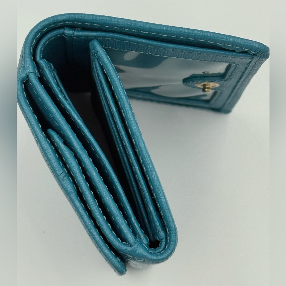 Furla Turquoise Compact Wallet - Picture 8 of 11
